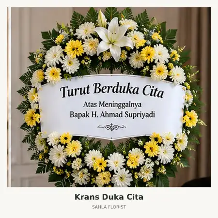 Krans Bunga Duka Palangkaraya Kota